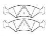 Bremsbelagsatz, Scheibenbremse Brake Pad Set:M4S55-2K021-AA